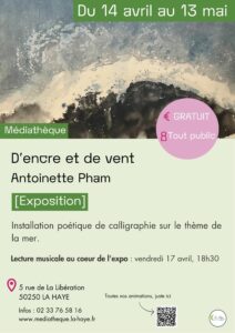 Exposition d'encre et de vent Antoinette Pham