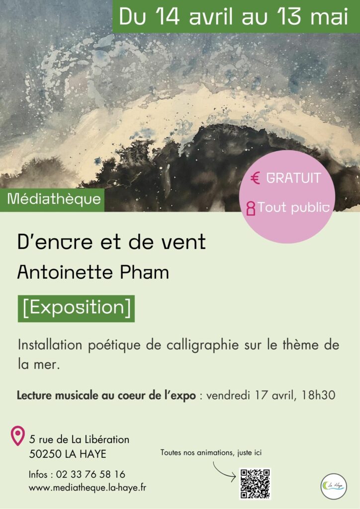 Exposition d'encre et de vent Antoinette Pham