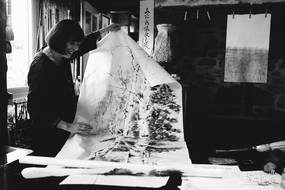 Antoinette Pham, Sumie, peinture à l'encre